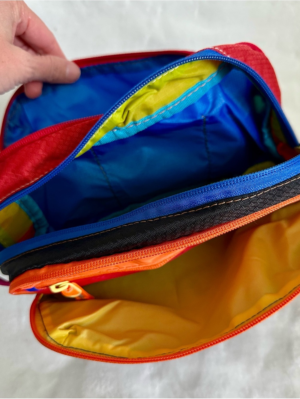 cotopaxi purple pack with aqua logo and orange trim - Picture 3 of 4